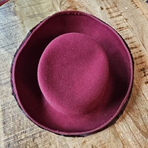 Vintage Adolfo II  Wool Hat - Netting  Esccello - Made in USA